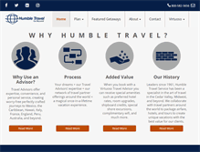 Tablet Screenshot of humbletravel.com